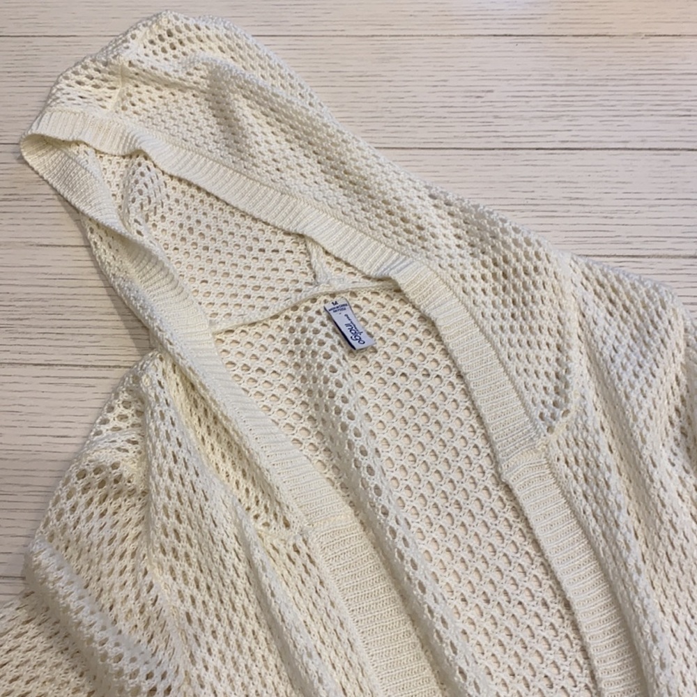 Indigo ombré hoodie sweater / beach cover up - Picture 6 of 6